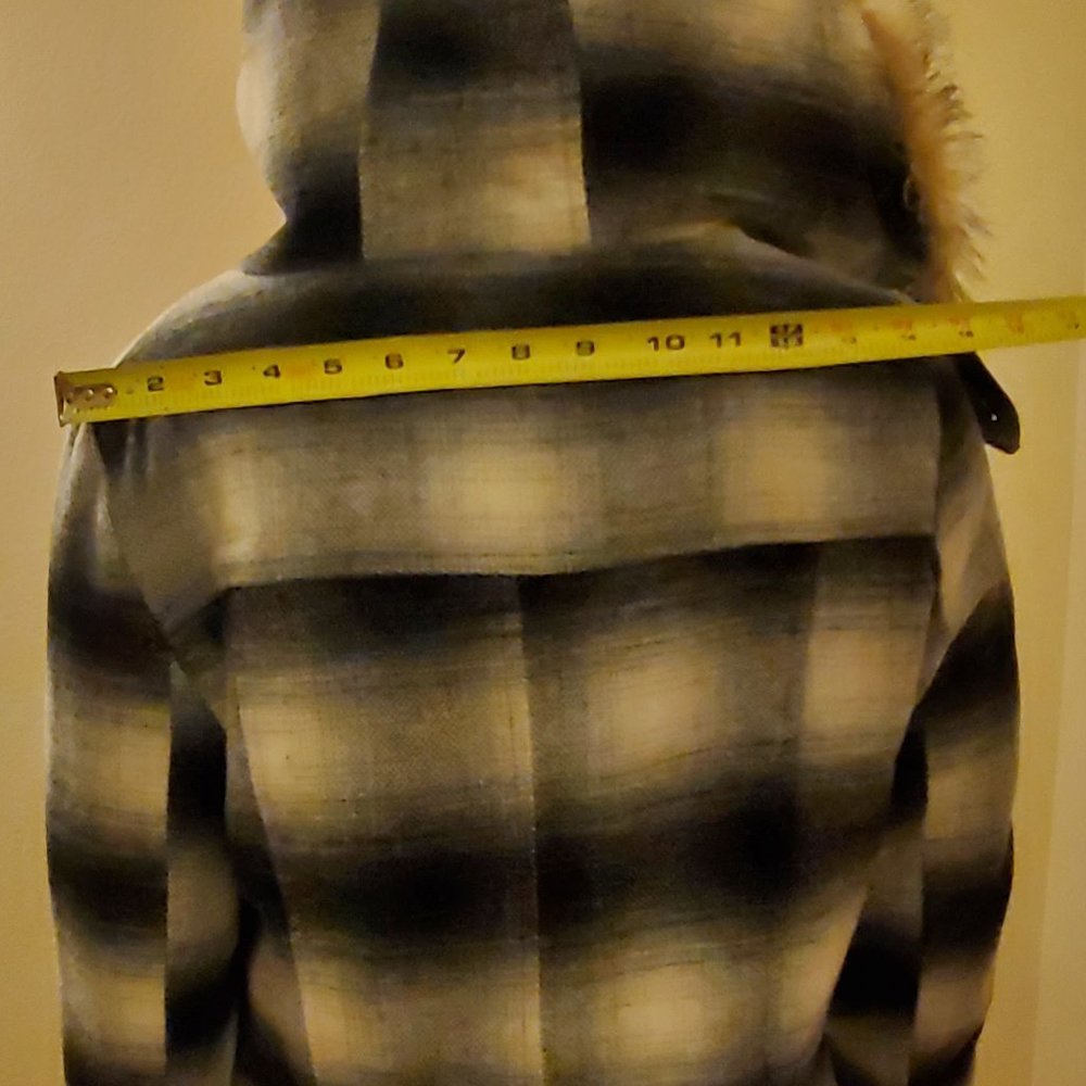 DOLLHOUSE Plaid Jacket / Coat – Black & White (Juniors Medium) - Picture 12 of 12